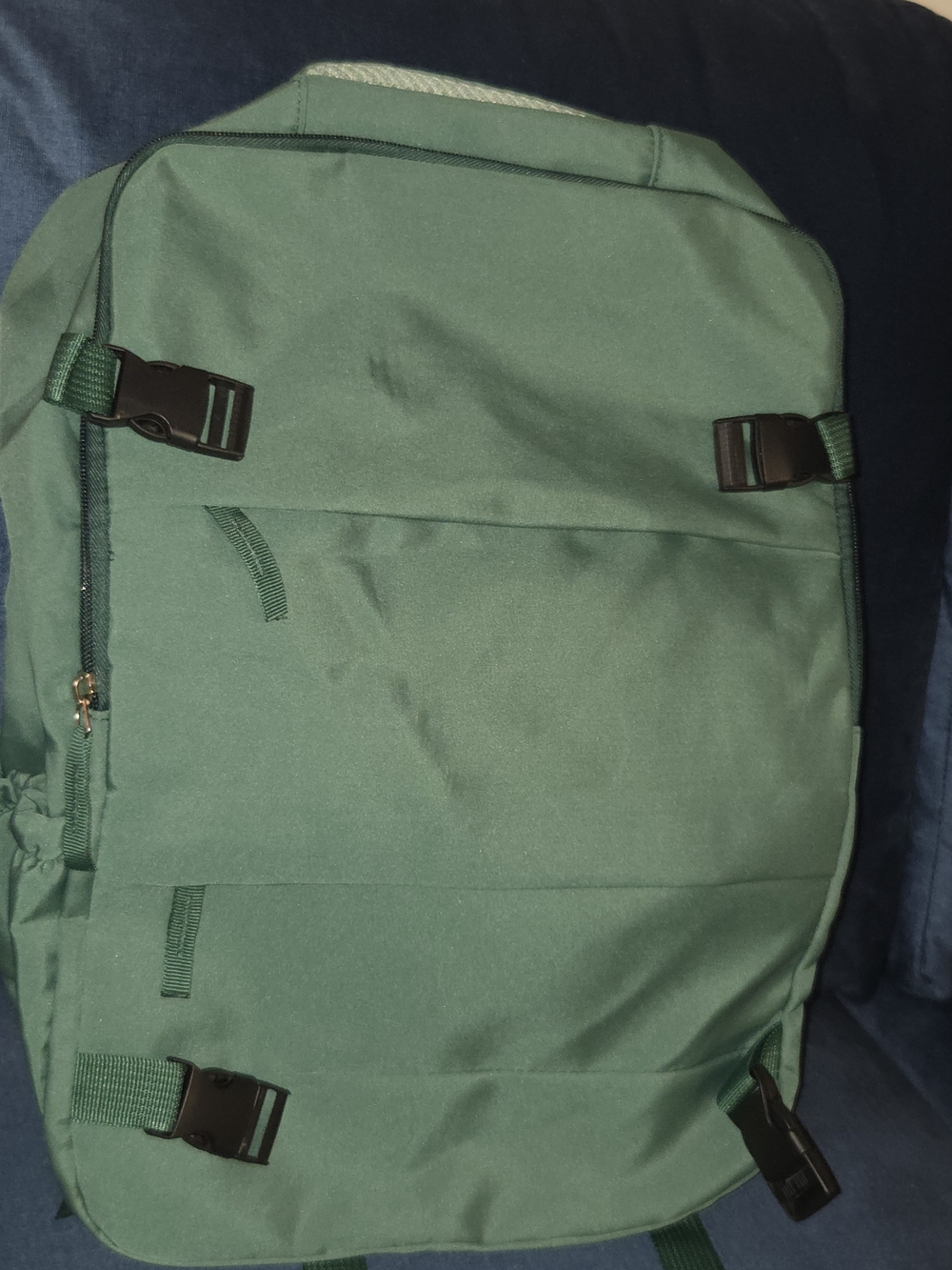 Green Unisex Convertible Backpack - Unbranded